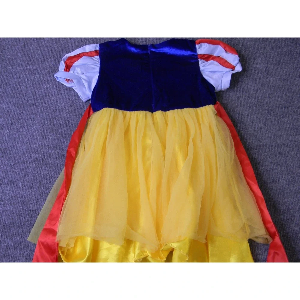 Girls Snow White Princess Costume Dress Size 90 Approx 2T Halloween